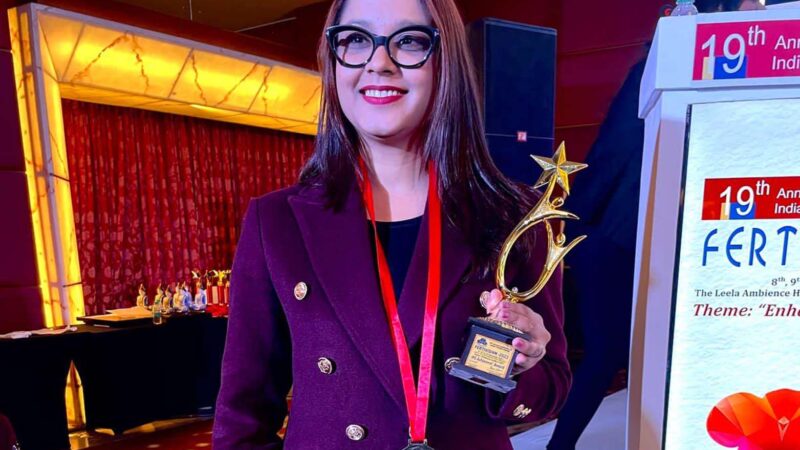 प्रजनन रोग विशेषज्ञ डा. पाण्डे ‘आईएफएस योङ एचिभर्स’ एवार्डबाट सम्मानित