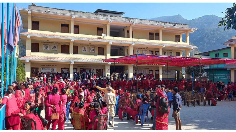 मेलम्ची स्वास्थ्य शिविरमा एक हजार तीन सय लाभान्वित