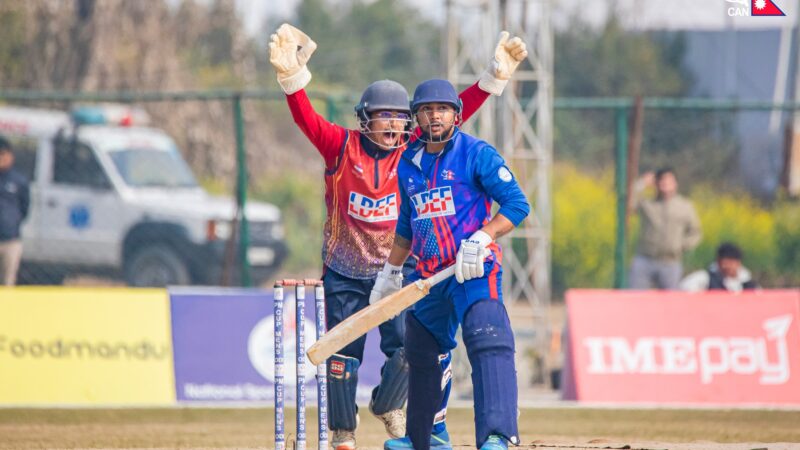 लुम्बिनीलाई १६ रनले हराउँदै प्रधानमन्त्री कपमा कोशीको सान्तवना जित लुम्बिनीलाई १६ रनले हराउँदै प्रधानमन्त्री कपमा कोशीको सान्तवना जित