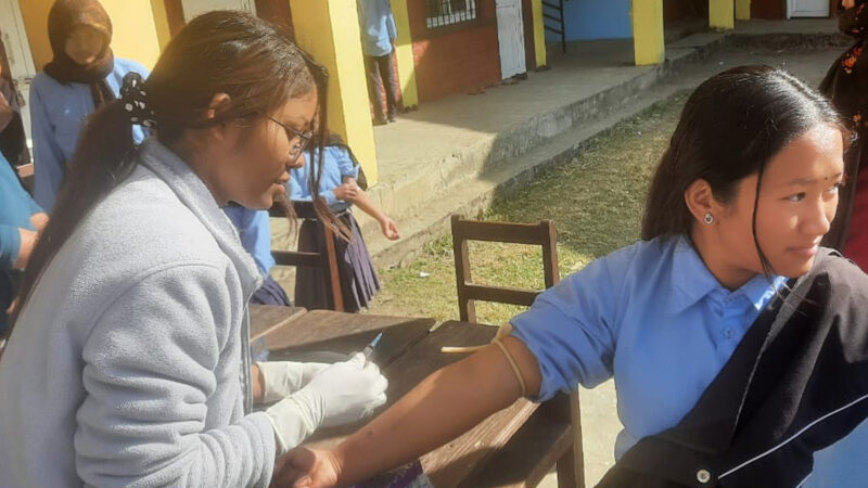 ‘बारपाक सुलिकोटमा बालबालिकामा रक्तअल्पताको समस्या’