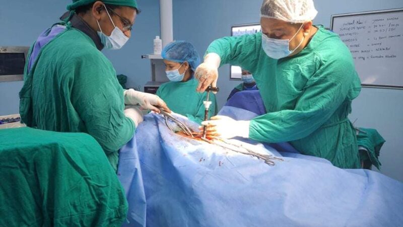 कर्णाली प्रदेश अस्पतालमा मेरुदण्डको सफल शल्यक्रिया कर्णाली प्रदेश अस्पतालमा मेरुदण्डको सफल शल्यक्रिया
