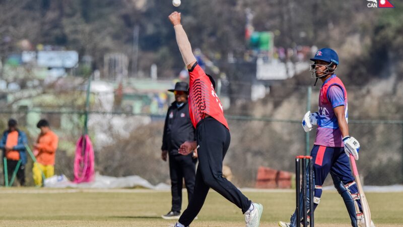 शतकीय साझेदारी गरेर आउट भए अर्जुन र सन्दीप, नेपाल ‘ए’ को चौथो विकेट गुम्यो शतकीय साझेदारी गरेर आउट भए अर्जुन र सन्दीप, नेपाल ‘ए’ को चौथो विकेट गुम्यो