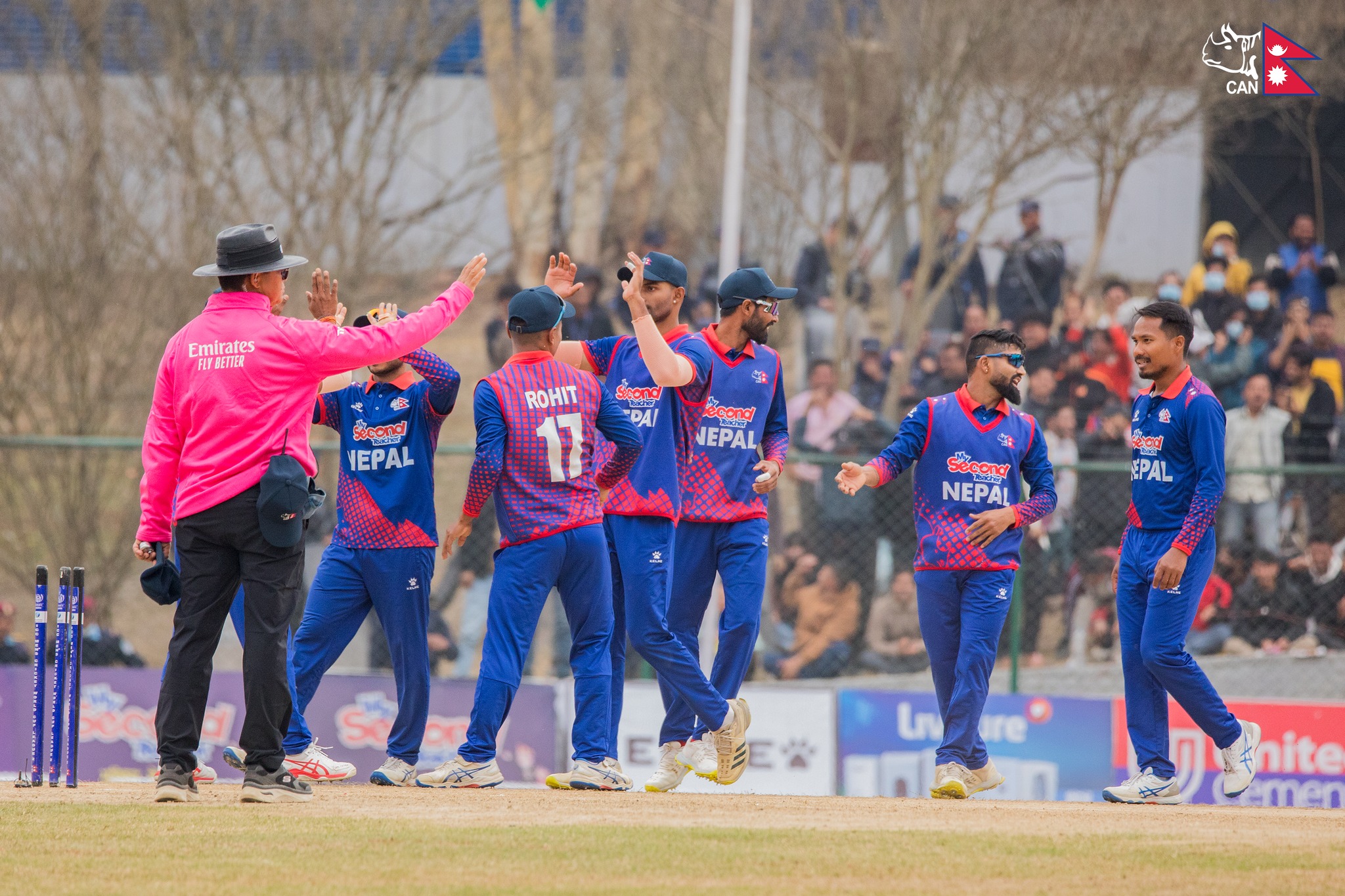 रोहितले दिलाए पहिलो बलमै विकेट, नेपाललाई दोस्रो सफलता रोहितले दिलाए पहिलो बलमै विकेट, नेपाललाई दोस्रो सफलता