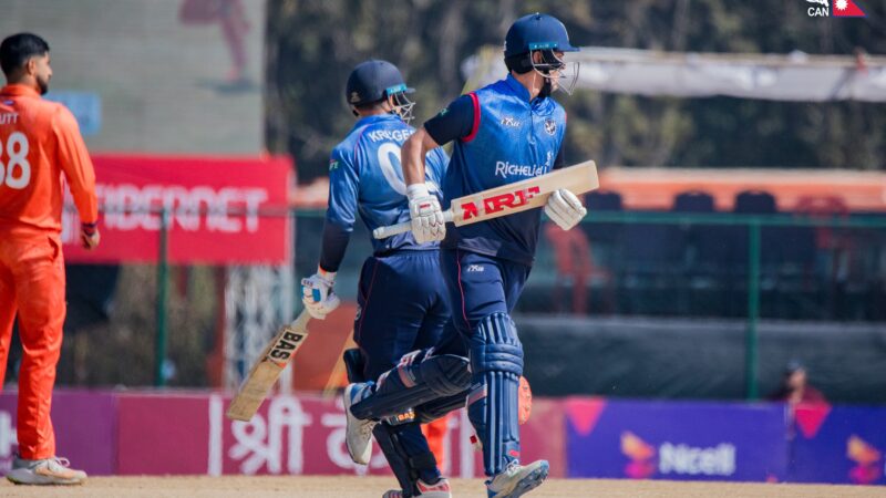 विश्व क्रिकेट लिग-२: नामिबियाले दियो नेदरल्यान्ड्सलाई २०४ रनको लक्ष्य