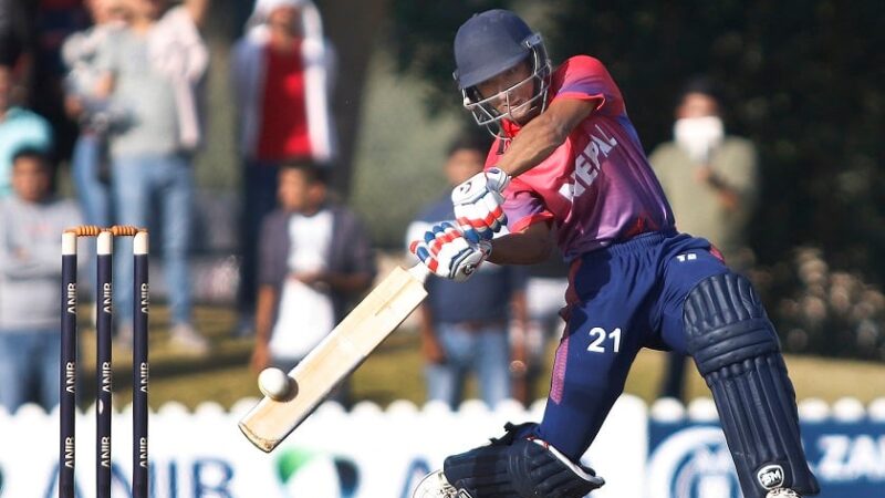 १०० रन नजोड्दै क्यानडा-११ विरुद्ध नेपाल ‘ए’ लाई चौथो झड्का, कप्तान सन्दीप पनि आउट