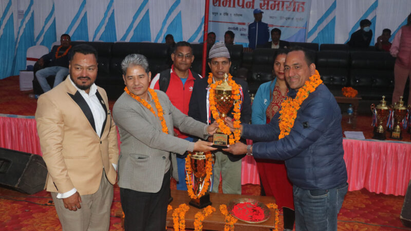 चौधौँ राष्ट्रपति रनिङ शिल्डको उपाधि सुर्खेतलाई