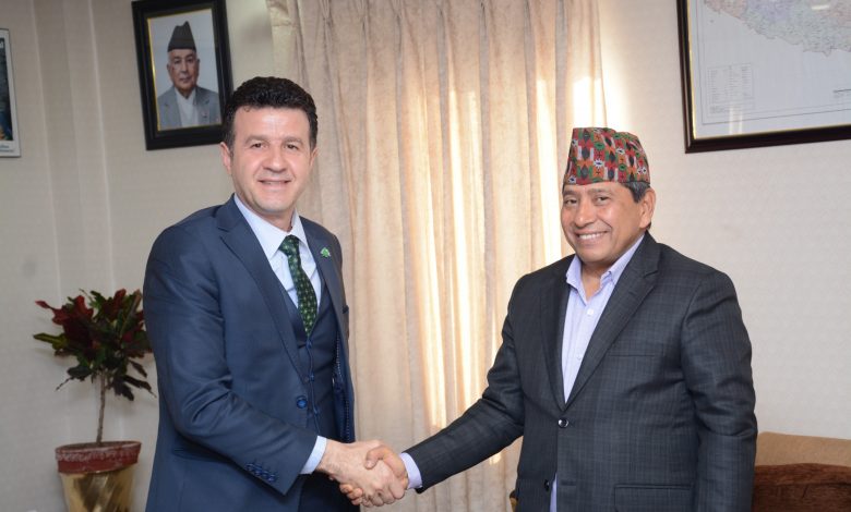 उपप्रधानमन्त्री श्रेष्ठ र लेबनानका राजदूतबीच भेटवार्ता उपप्रधानमन्त्री श्रेष्ठ र लेबनानका राजदूतबीच भेटवार्ता