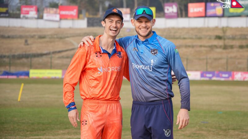 टी–२० त्रिदेशीय क्रिकेट शृङ्खला : आज नामिबिया र नेदरल्यान्ड्स भिड्दै टी–२० त्रिदेशीय क्रिकेट शृङ्खला : आज नामिबिया र नेदरल्यान्ड्स भिड्दै