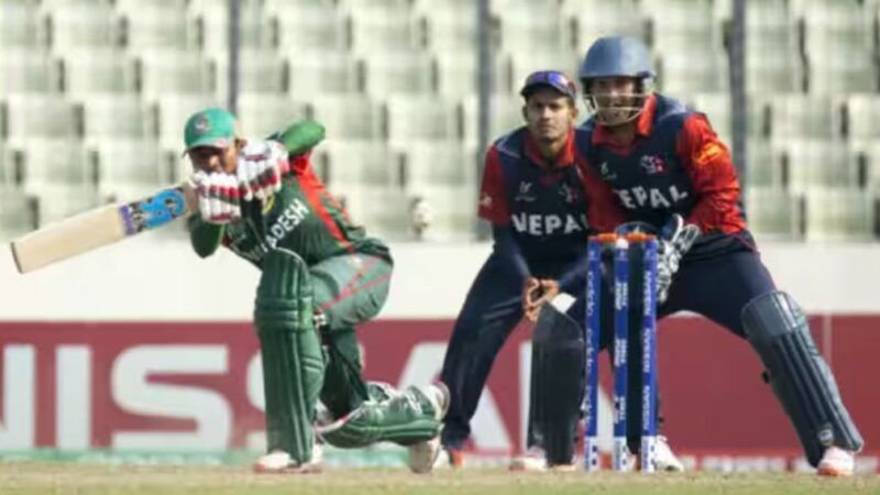 १९ वर्षमुनिको विश्वकप : बंगलादेशसँग पराजित, भोली भारतको सामना गर्दै नेपाल १९ वर्षमुनिको विश्वकप : बंगलादेशसँग पराजित, भोली भारतको सामना गर्दै नेपाल