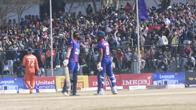 आईसीसी क्रिकेट विश्वकप लिग–२ : नेदरल्याण्डसविरुद्ध नेपालको शानदार जित (फोटोफिचर) आईसीसी क्रिकेट विश्वकप लिग–२ : नेदरल्याण्डसविरुद्ध नेपालको शानदार जित (फोटोफिचर)