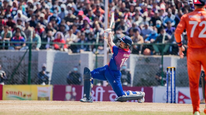 टी-२० सिरिजको उपाधि जित्न नेपालले दियो नेदरल्याण्ड्सलाई १८५ रनको लक्ष्य