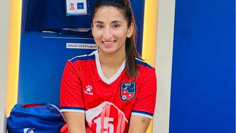 प्रीतिको स्थानमा मिडफिल्डर अनिता केसीले भारतीय महिला आइलिग खेल्ने