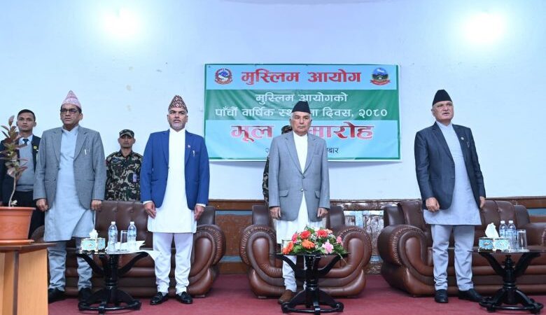 नेपाली समाजको धार्मिक सहिष्णुता विश्वका लागि अनुकरणीय : राष्ट्रपति पौडेल नेपाली समाजको धार्मिक सहिष्णुता विश्वका लागि अनुकरणीय : राष्ट्रपति पौडेल