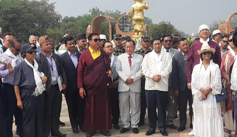 बुद्ध जन्मस्थल लुम्बिनीबाट राजदूत वाणिज्यदूतले गरे समृद्धिका लागि विश्व शान्तिको अपील