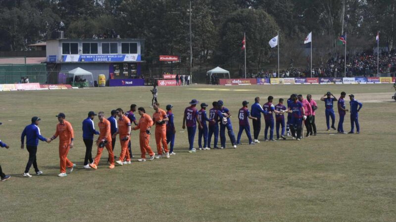 टि-२० शृङ्खलाः आज उपाधिका लागि नेदरल्याण्डससँग भिड्दै नेपाल