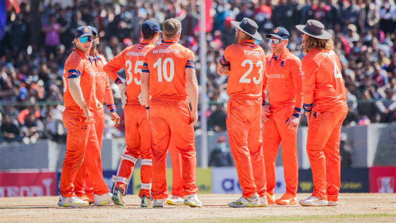 घरेलु मैदानमा नेपाललाई स्तब्ध पार्दै नेदरल्याड्सले जित्यो सिरिजको उपाधि