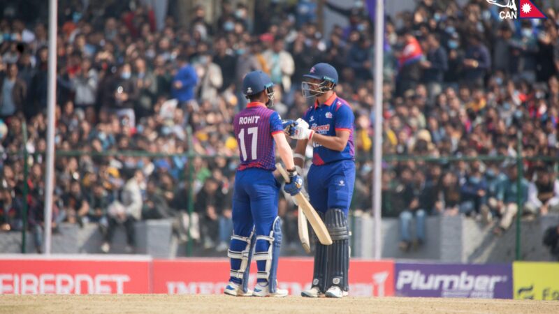 त्रिकोणात्मक टी–२० सिरिज : नेपालले नेदरल्यान्ड्सलाई ६ विकेटले हरायो