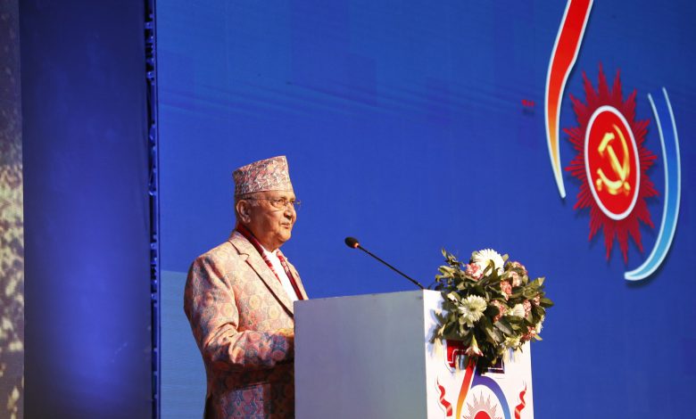 कम्युनिष्ट आन्दोलनको गन्तव्य ‘समृद्ध नेपाल,सुखी नेपाली: ओली कम्युनिष्ट आन्दोलनको गन्तव्य ‘समृद्ध नेपाल,सुखी नेपाली: ओली
