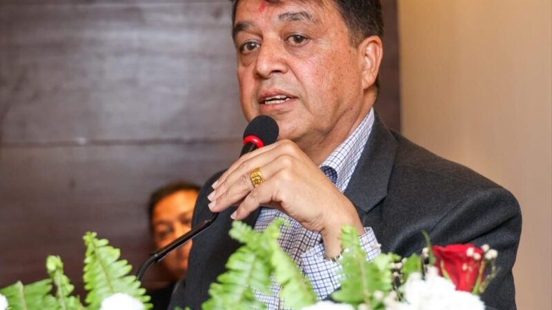 कमाइको केही प्रतिशत नेपालमा लगानी गर्नुस्, प्रतिफल दिने वातावरण हामी बनाउछौँ : अध्यक्ष ढकाल