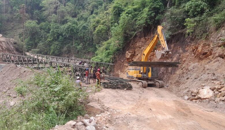 पुवाखोलामा ‘बेलिब्रिज’निर्माण अन्तिम चरणमा पुवाखोलामा ‘बेलिब्रिज’निर्माण अन्तिम चरणमा
