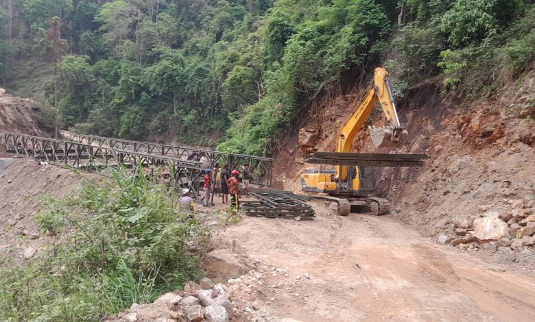 पुवाखोलामा ‘बेलिब्रिज’निर्माण अन्तिम चरणमा पुवाखोलामा ‘बेलिब्रिज’निर्माण अन्तिम चरणमा