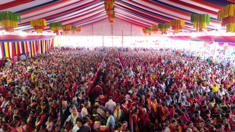 राधिका दासीको प्रवचन सुन्न कोटीहोममा भक्तजनको ओइरो राधिका दासीको प्रवचन सुन्न कोटीहोममा भक्तजनको ओइरो