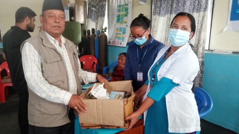 मेलम्चीको निबुगाउँमा आँखा शिविर सम्पन्न