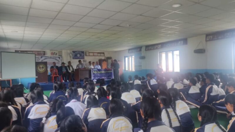 क्यान्सर काउन्सिल नेपालको आयोजनामा बाग्लुङमा एक दिवसीय स्वास्थ्यमूलक कार्यक्रम सम्पन्न