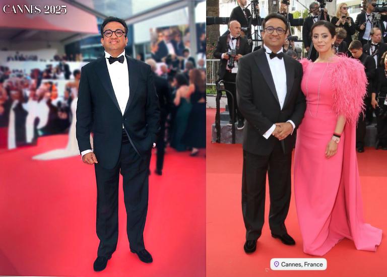 कान्सको रेड कार्पेटमा उद्योगपति वरुण चौधरी