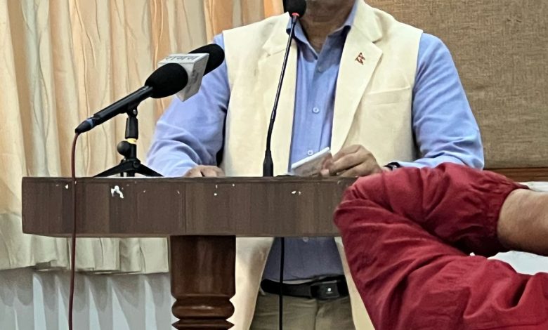 ‘गणतन्त्रबादी शक्ति एक हुनुपर्ने बेला आएकाे छ’: सचिब बिस्वकर्मा ‘गणतन्त्रबादी शक्ति एक हुनुपर्ने बेला आएकाे छ’: सचिब बिस्वकर्मा