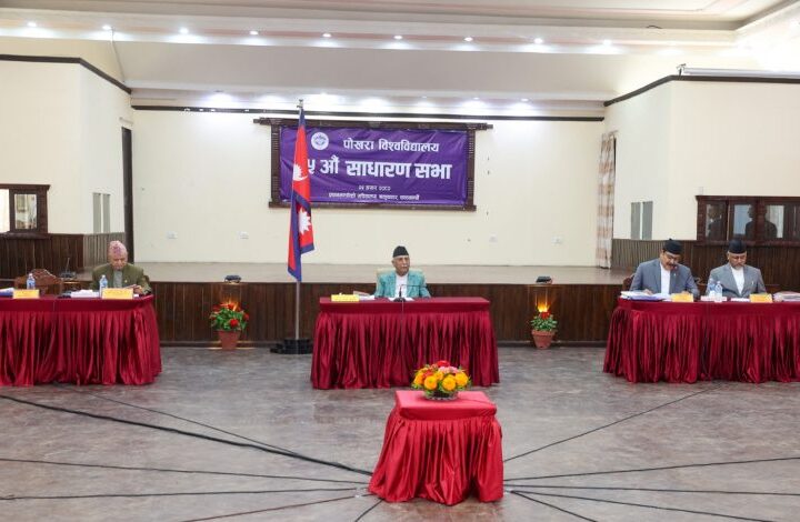 पोखरा विश्वविद्यालयको  बजेट र नीति कार्यक्रम पारित