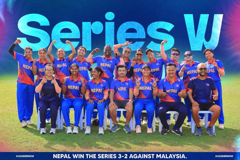 मलेसियाविरुद्धको अन्तरराष्ट्रिय शृङ्खला नेपालले जित्यो मलेसियाविरुद्धको अन्तरराष्ट्रिय शृङ्खला नेपालले जित्यो