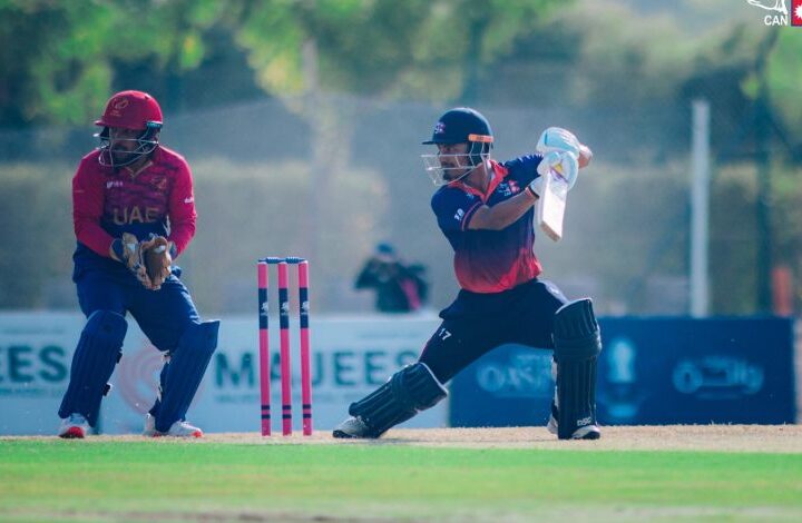 आइसिसी विश्वकप लिग-२ः नेपालद्वारा युएईसामु २३४ रनको लक्ष्य प्रस्तुत