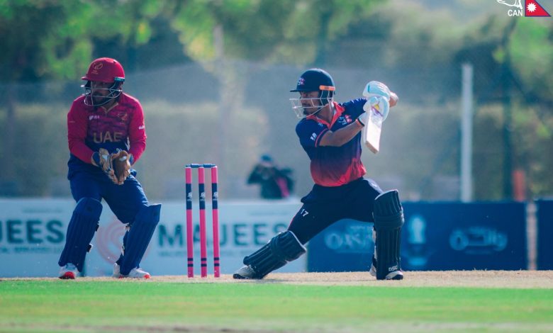 आइसिसी विश्वकप लिग-२ः नेपालद्वारा युएईसामु २३४ रनको लक्ष्य प्रस्तुत आइसिसी विश्वकप लिग-२ः नेपालद्वारा युएईसामु २३४ रनको लक्ष्य प्रस्तुत