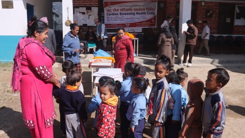 बालबालिकाको निःशुल्क मुटु परीक्षण « रिपोर्टर्स नेपाल