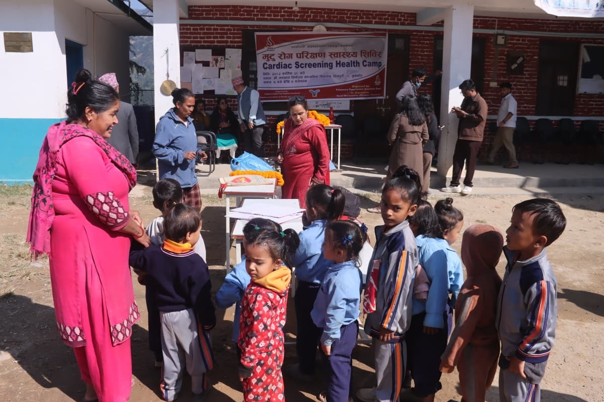 बालबालिकाको निःशुल्क मुटु परीक्षण « रिपोर्टर्स नेपाल