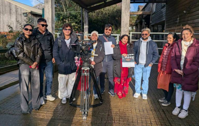 लन्डनबाट सुरु भयो सलोन बस्नेत अभिनित फिल्म ‘बिक्रम’ को छायांकन लन्डनबाट सुरु भयो सलोन बस्नेत अभिनित फिल्म ‘बिक्रम’ को छायांकन