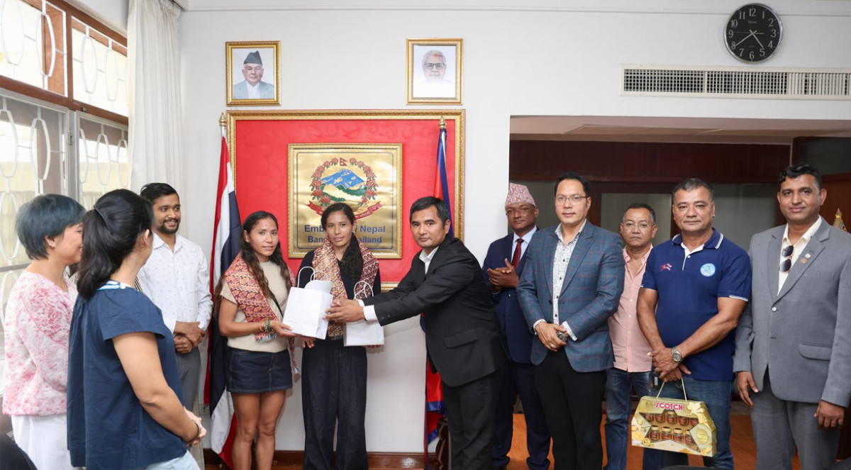 धावक सनमाया र रनमायालाई थाइल्याण्डमा सम्मान