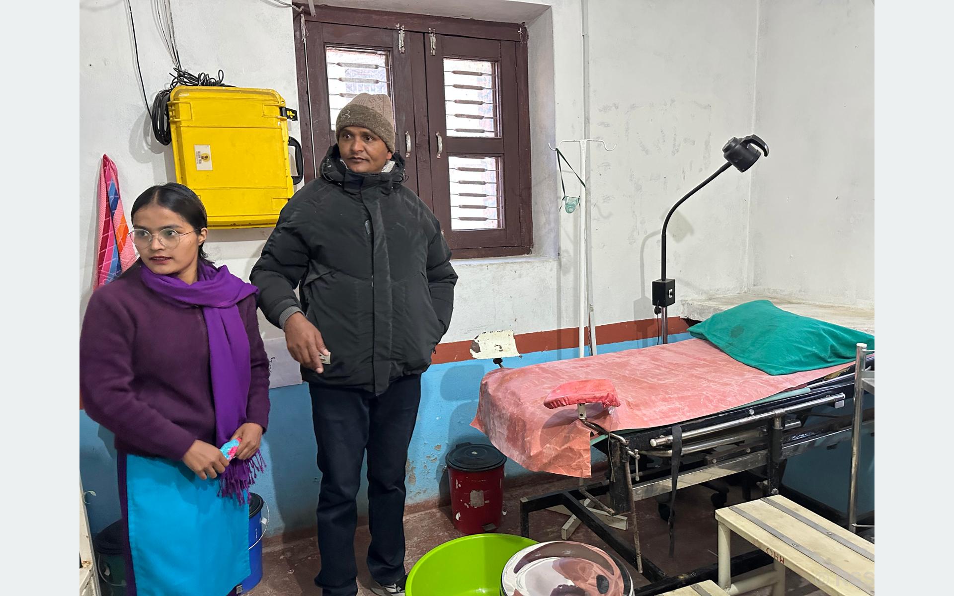 राजुली नगरअस्पतालमा पहिलोपटक ‘वासिङ मेसिन’ राखिएपछि…