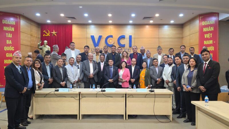 दौत्य सम्बन्ध स्थापनाको ५० बर्षका अवसरमा नेपाल र भियतनामका व्यवसायी बीच आर्थिक सन्बन्ध विस्तारमा छलफल, महासंघ र भियतनाम चेम्बर बीच सहकार्य हुने