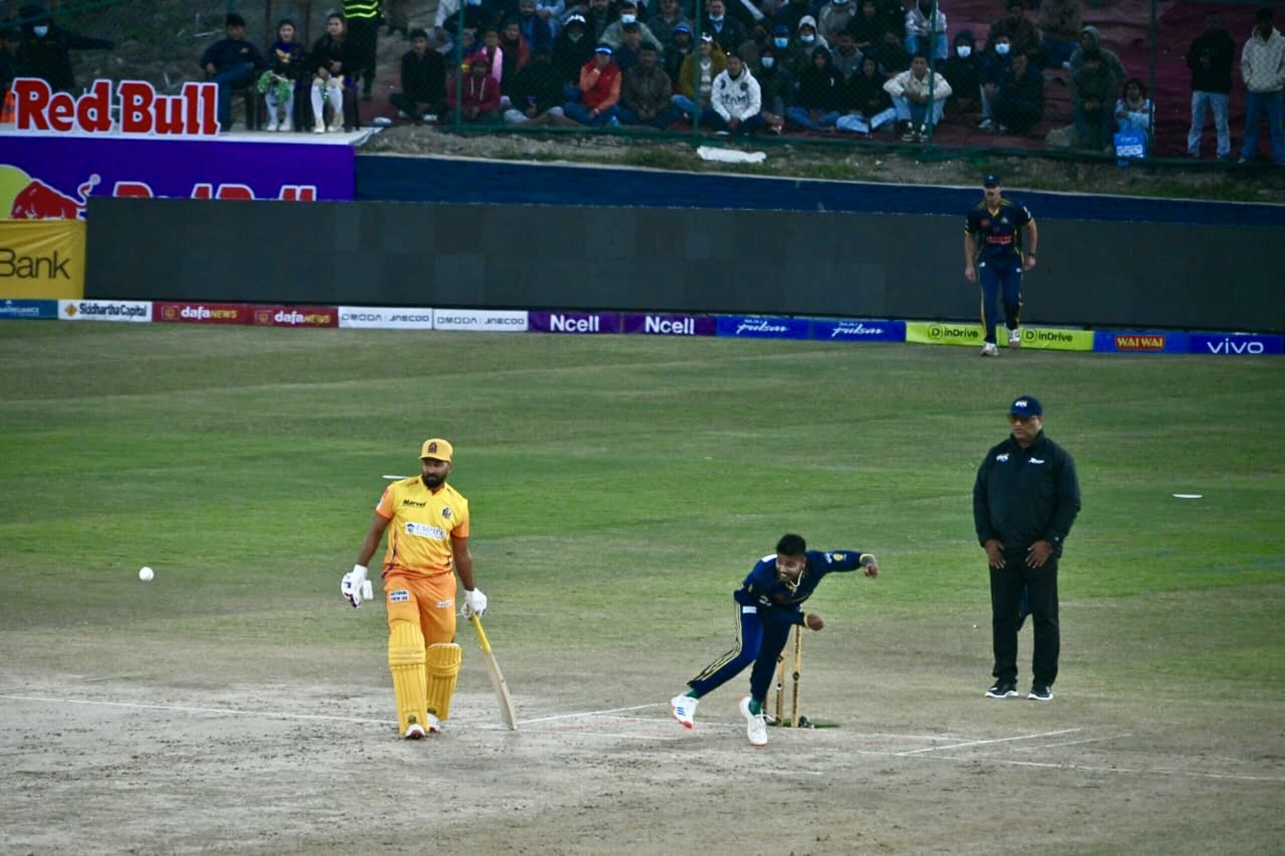 एनपिएल क्रिकेटः विराटनगरले पायो एक सय ५६ रनको लक्ष्य एनपिएल क्रिकेटः विराटनगरले पायो एक सय ५६ रनको लक्ष्य