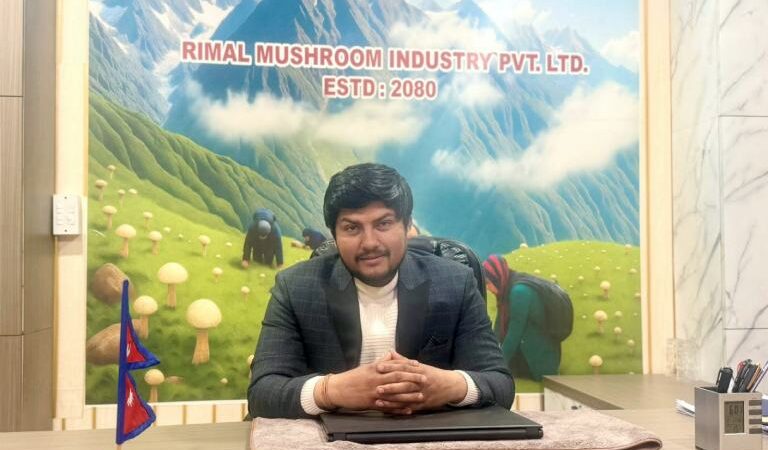 च्याउ उत्पादन र व्यापारमा अभिनेता विश्वजित