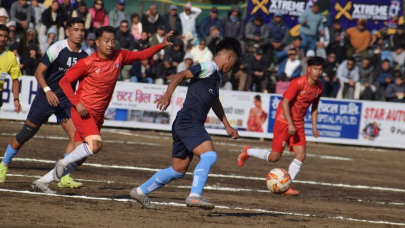 त्रिवेणी कप फुटवल प्रतियोगिता सुरु