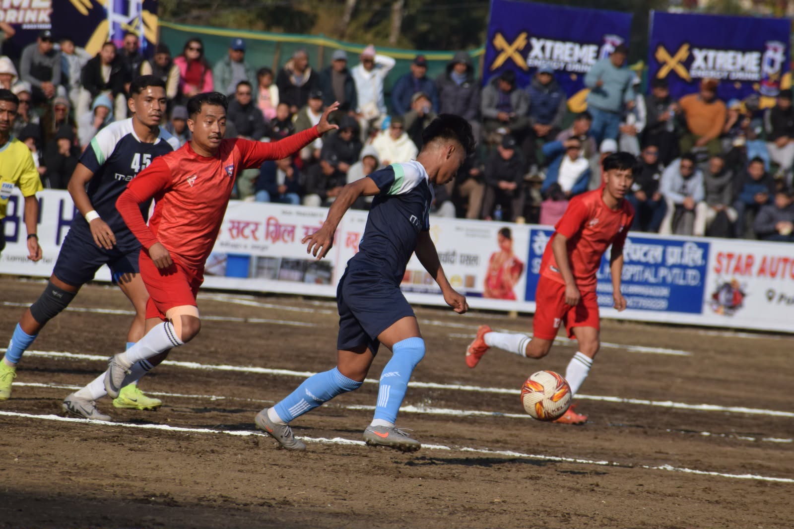 त्रिवेणी कप फुटवल प्रतियोगिता सुरु