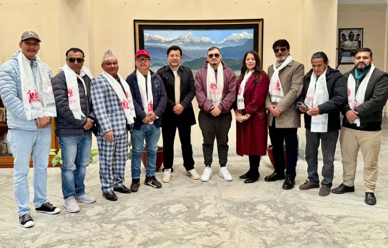 नवनिर्वाचित निर्माता संघ नेतृत्वलाई चलचित्र विकास बोर्डको बधाई