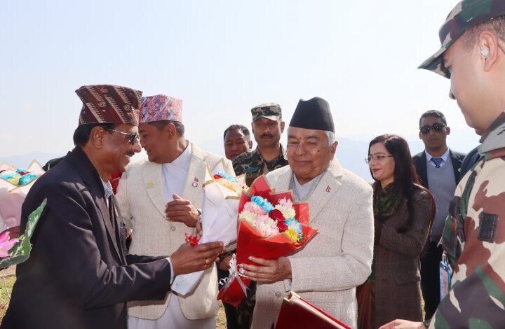 राष्ट्रपति पौडेल बागलुङमा