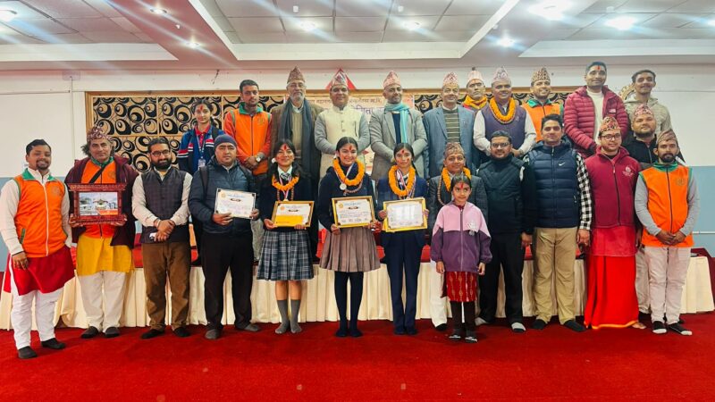 संस्कृत युवा मञ्चद्वारा वक्तृत्वकला प्रतियोगिता सम्पन्न