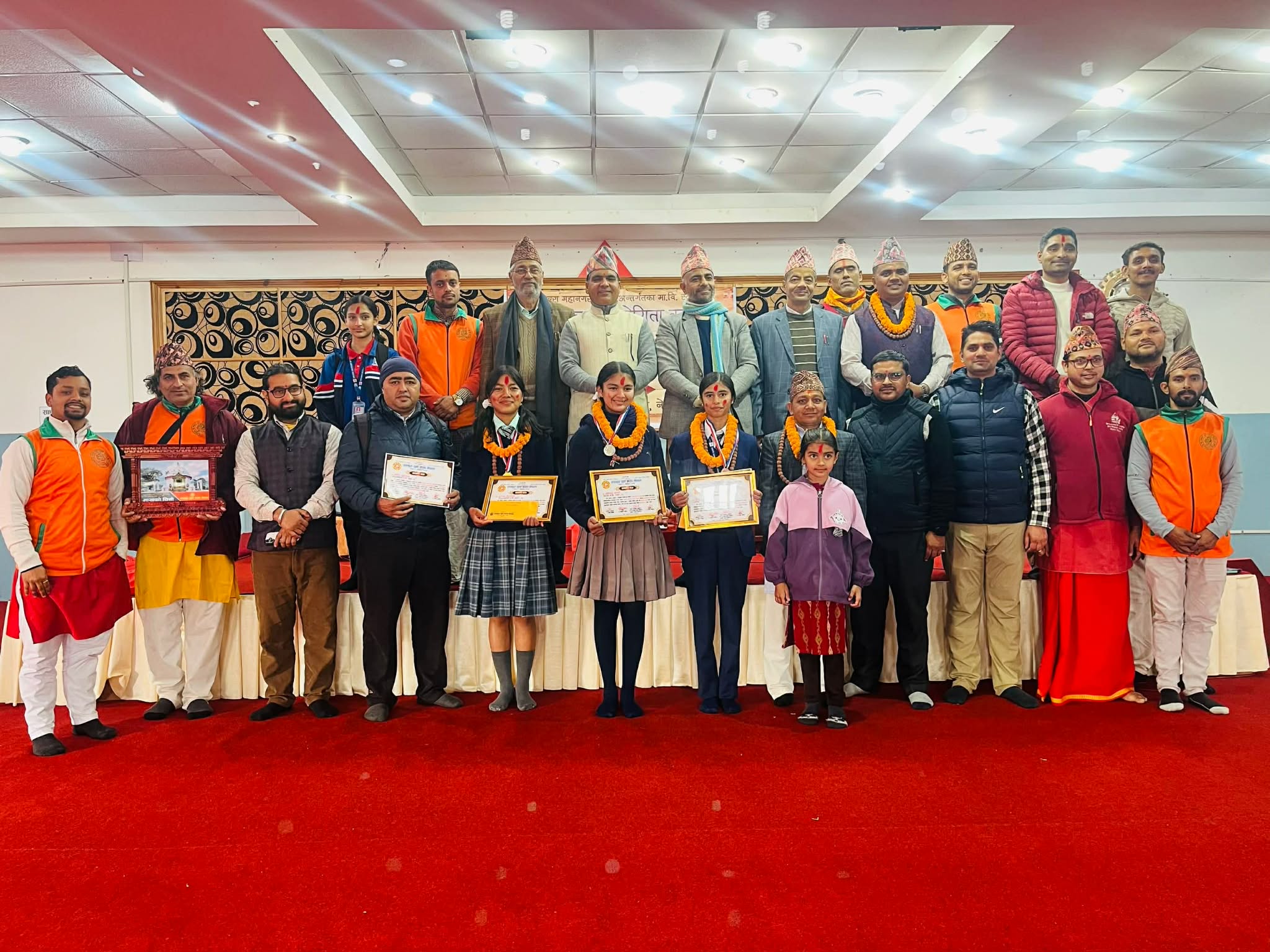 संस्कृत युवा मञ्चद्वारा वक्तृत्वकला प्रतियोगिता सम्पन्न संस्कृत युवा मञ्चद्वारा वक्तृत्वकला प्रतियोगिता सम्पन्न