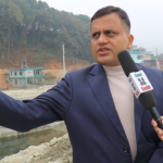 जलस्रोत तथा सिंचाइ विकास डिभिजन कार्यालय कास्कीले काहुँखोला र कालीखोला अर्मला क्षेत्रमा बाढी तथा कटान नियन्त्रण कार्य गर्दै