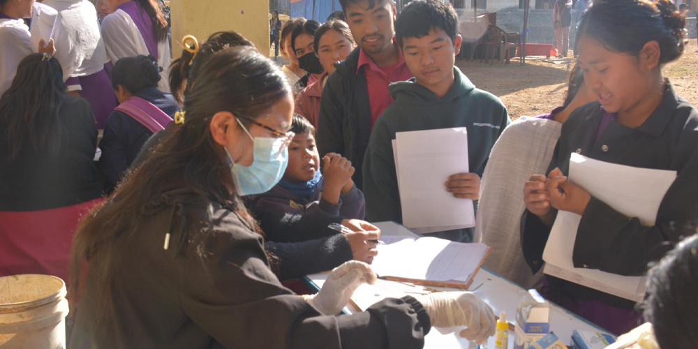 निःशुल्क स्वास्थ्य शिविरबाट ६७६ नागरिक लाभान्वित